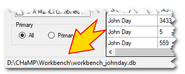 database path